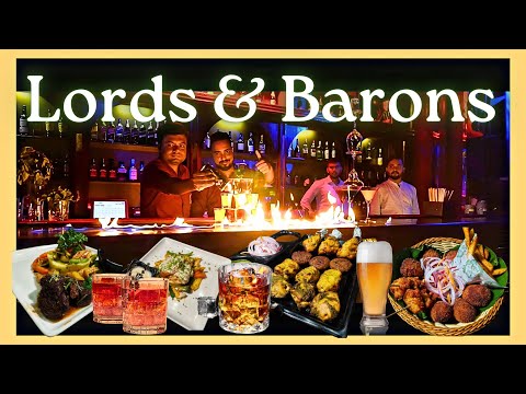 The Lords & Barons at Park Street Iconic Lounge Bar & Restaurant of Kolkata | Best Food & Cocktails