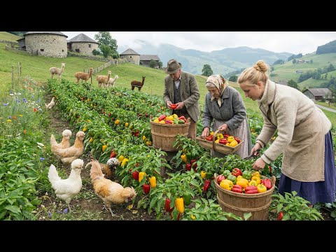Life in the countryside garden - This is a great way to grow and harvest bell pepper - Farm fresh