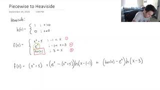 Converting Piecewise to Heaviside - Calculus 1