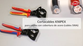 Kliešte na káble račnové Knipex 315 mm 9532315A