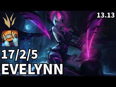 Evelynn Jungle vs Nidalee - KR Master | Patch 13.13
