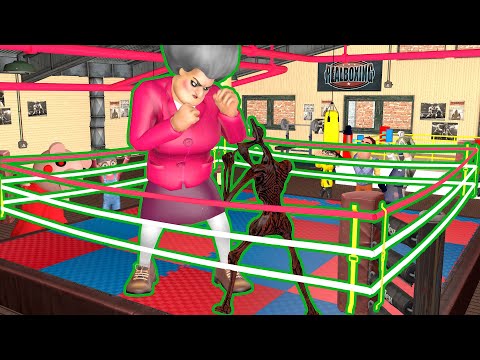 Siren Head Familly vs Scary Teacher 3D, granny, ice scream rod, nick- funny Parody animation Part 4