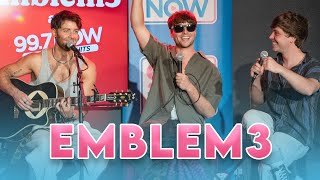 Emblem3 Kicks it with 99.7 NOW and a Live Studio Audience!