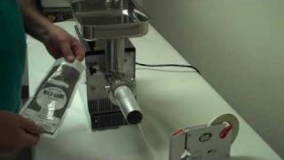 Big Bite Grinder - Foot Switch Operation