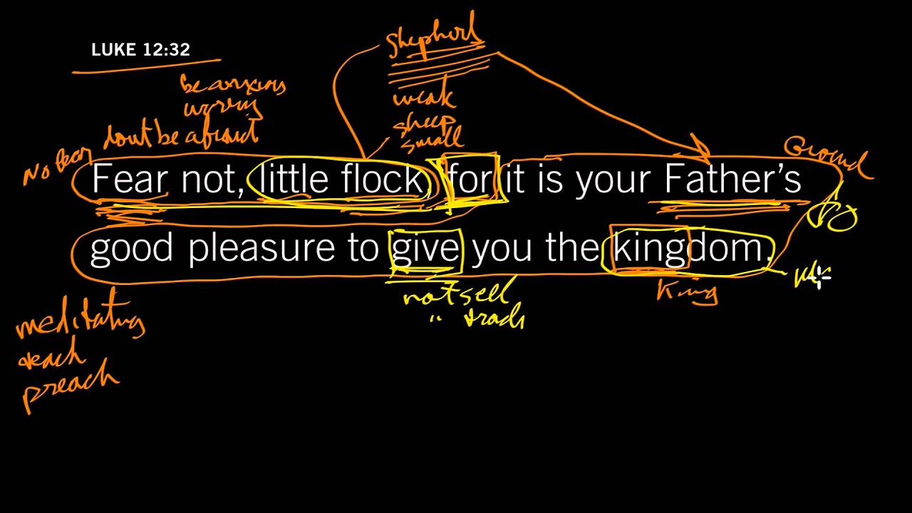 Fear Not, Little Flock: Luke 12:32