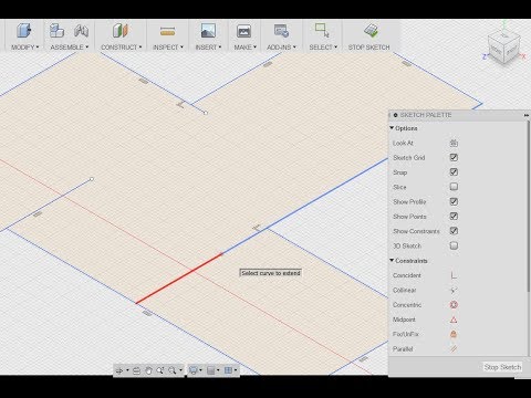 Fusion 360 Trim and Extend Tools Video