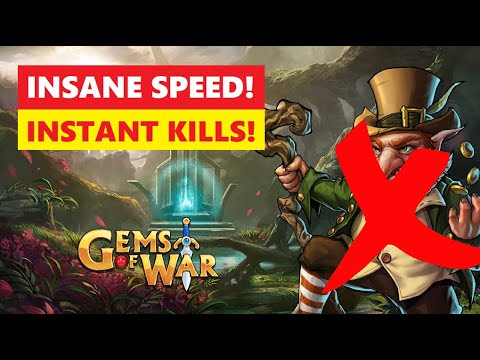 Gems of War Rubies are Red Violets are Blue World Event INSANE Fast Best Team!