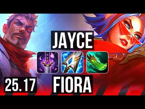 JAYCE vs FIORA (TOP) | KR Diamond | 25.17
