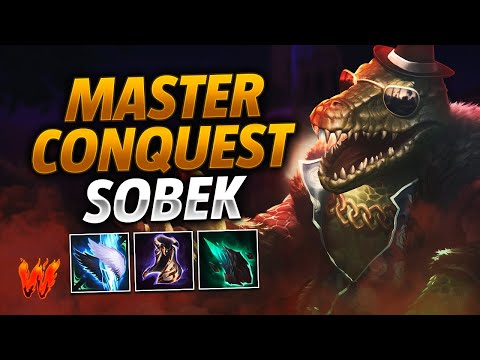 SOBEK, SACANDO A PEGAMENTO DE PASEO - Warchi - Smite Master Conquest