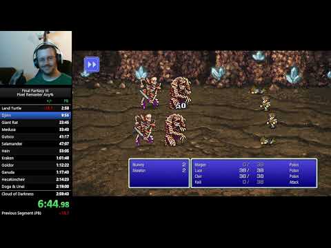 FF3 Pixel Remaster [Steam] Any% speedrun in 2:50:14