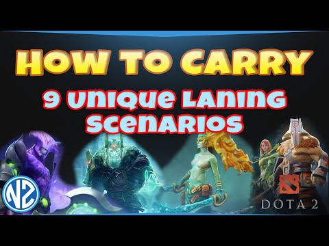 How to Carry. 9 Unique Laning Scenarios | Dota 2 Guide