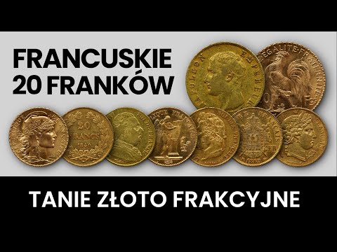 Tanie złoto frakcyjne - Francuskie 20 Franków
