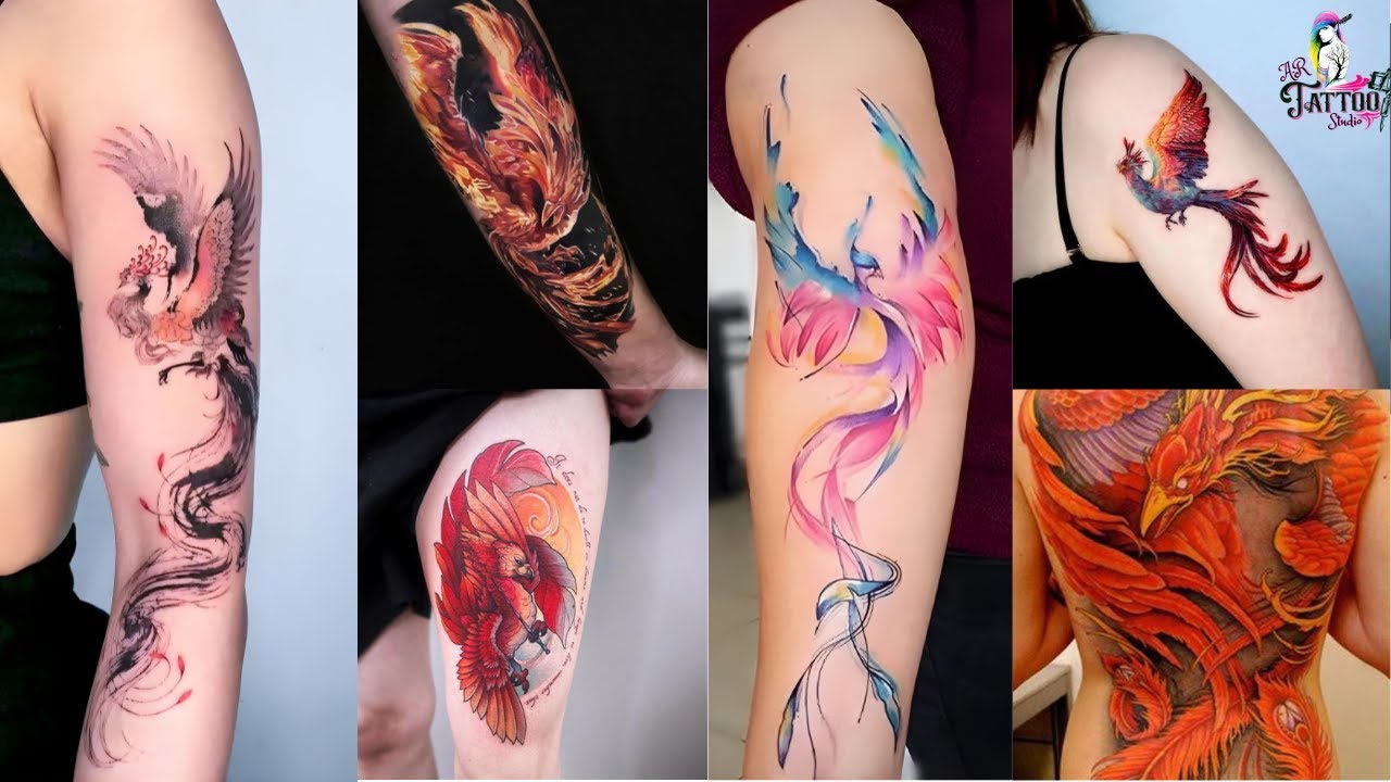 Phoenix Rising Tattoo Designs 2025 | Realistic Fire Phoenix Tattoo Ideas | Stylish Phoenix for Men