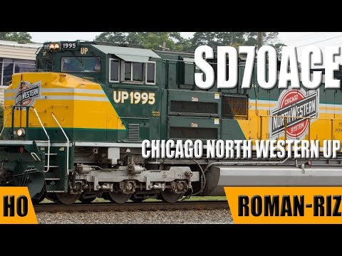 MTH HO SD70ACe Chicago North Western UP