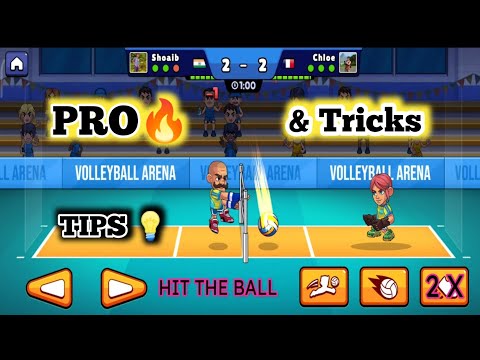 VolleyBall Arena  Tips & Tricks - Be A Pro 🔥🔥