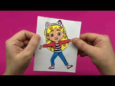 MAGIC HAIR- GABBY'S DOLLHOUSE- DIY CRAFT