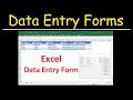 How To Create A Data Entry Form In Microsoft Excel