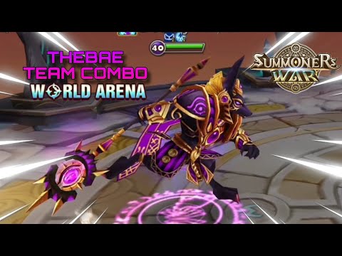 Thebae Team Combo in World Arena Ep. 5 - Summoners War