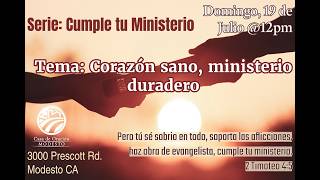 Corazon sano, ministerio duradero