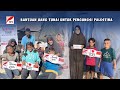 GAZA CHILDREN SMILE AFTER RECEIVING CASH GIFTS FROM THE INDONESIAN COMMUNITY