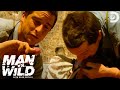 Bear Grylls Is Thrilled To Find Fresh Zebra Meat Man Vs Wild