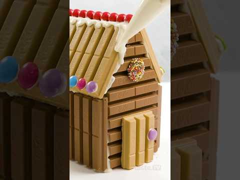 Easy KitKat Christmas house | taste.com.au