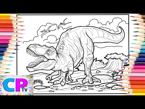 Tyrannosaurus Rex Coloring Pages/World of Dinosaurs/Elektronomia - Sky High pt. II [NCS Release]