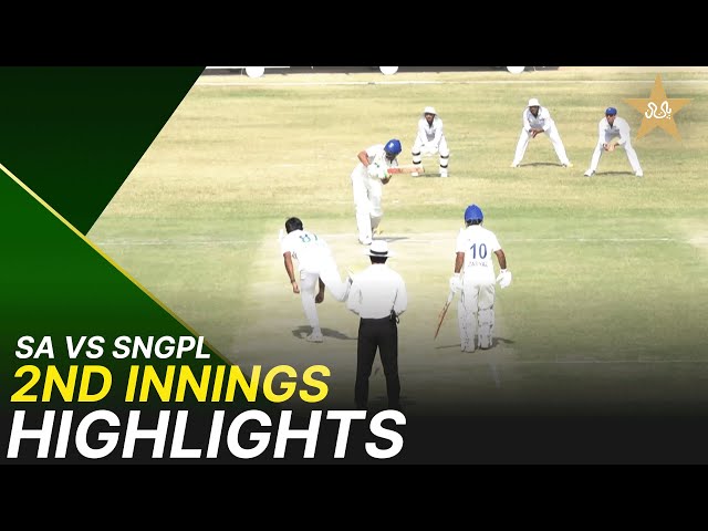 2nd Session Highlights | Sahir Asst vs SNGPL | President’s Trophy | 2025-26 | PCB | M2V1K