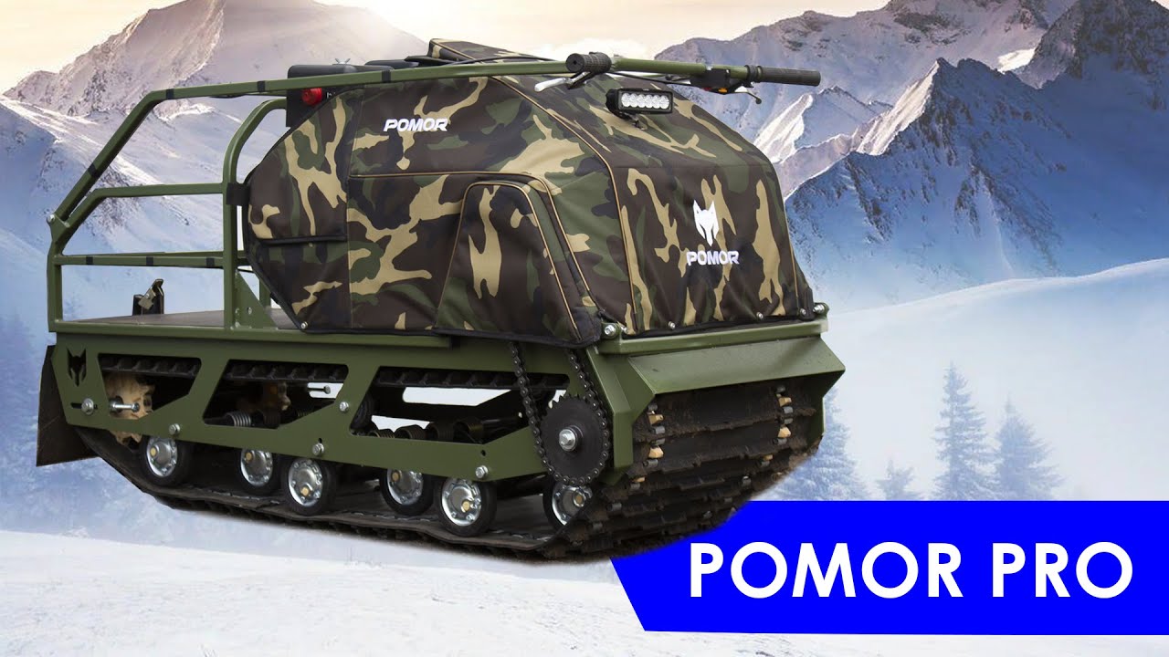 Новинка! Мотобуксировщики POMOR PRO