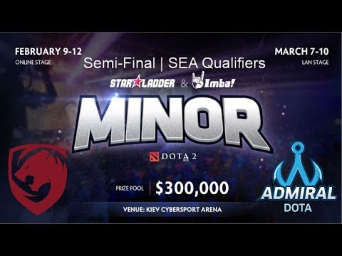 Live [ENG]: Tigers vs Admiral B03 |  | Starladder Imba tv Dota2 Minor | SEA Qualifier | Best of 3