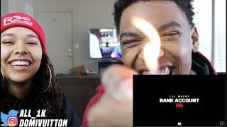 OMG WAYNE IS THE GOAT!!! LIL WAYNE BANK ACCOUNT- REACTION