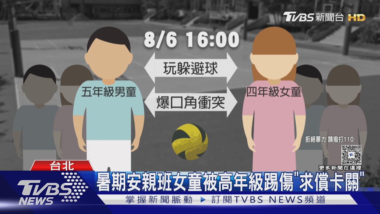 獨/暑期安親班女童被高年級踢傷 家長控訴「求償卡關」