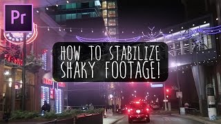 How to Fix Shaky Video in Premiere Pro with Warp Stabilizer (Adobe CC 2017 Tutorial)