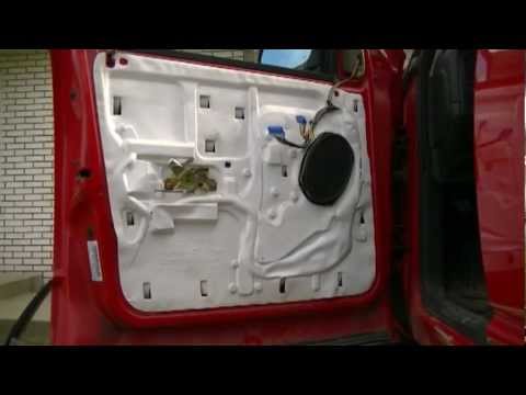 Install sound deadener on doors