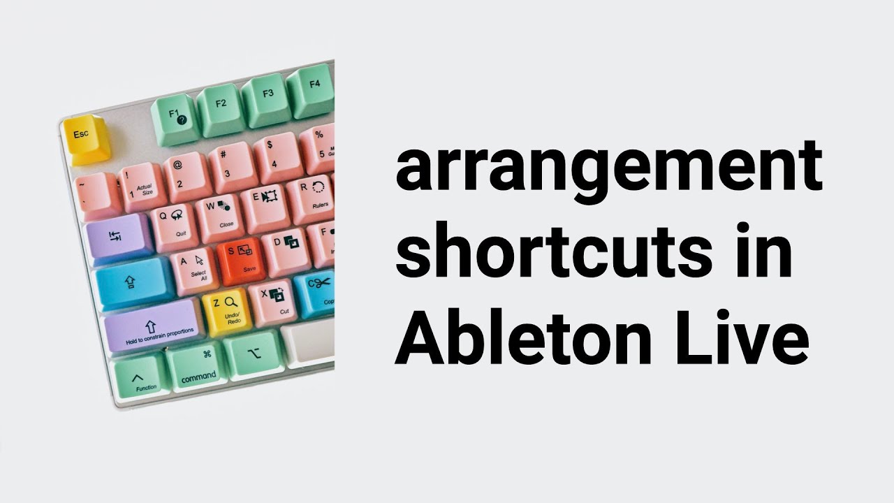 How to become FAST in the arrangement view!