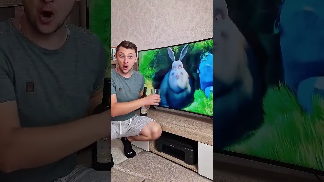 Bro Took the TV WAY Too Seriously 💀😂 #shorts