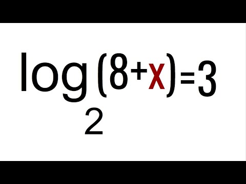 ECUACIÓN LOGARÍTMICA FÁCIL. Qué son los logaritmos. Matemáticas Básicas.