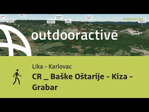 CR _ Baške Oštarije - Kiza - Grabar