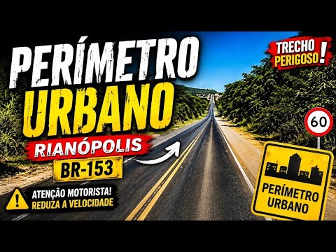 Perimetro urbano da cidade de rianópolis BR. 1 5 3.