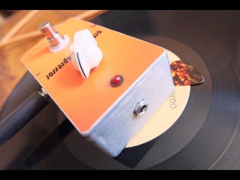 Orange Compressor Effect Pedal By Mojo Gear /Dan Armstrong's orange squeezer clone/vintage image 10