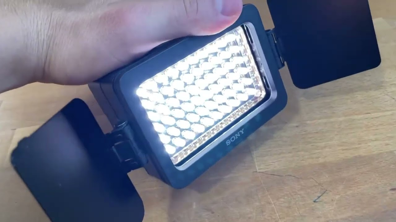 Sony LED Battery Video Light HVL-LE1 Review