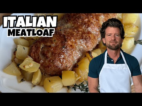 How to Make the Juiciest Italian Meatloaf (Polpettone & Potatoes)
