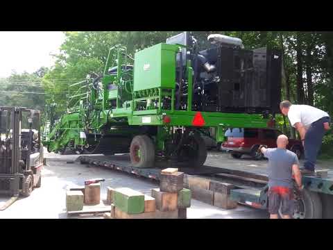 Lenco potato Harvester loading