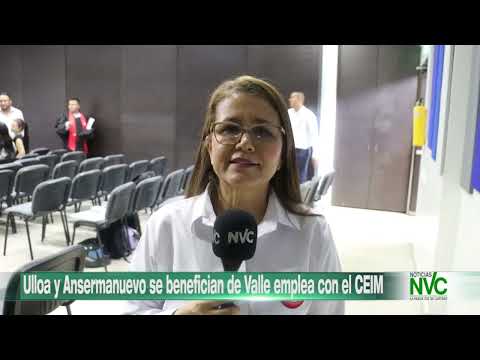 Ulloa y Anserma nuevo se benefician de Valle emplea con el CEIM