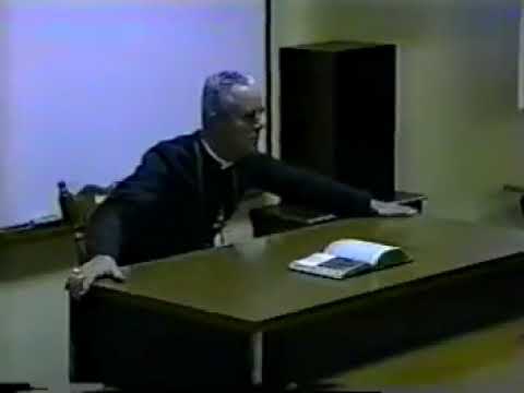 Bishop Richard Williamson - Sessions I-2 1996 Doctrinal Sessions, Introductory Remarks