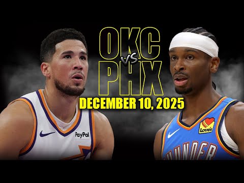 Oklahoma City Thunder vs Phoenix Suns Full Game Highlights – December 10, 2025 | NBA Season