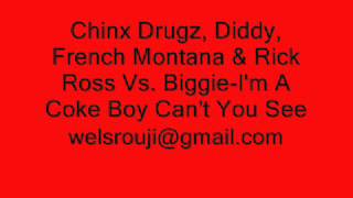 Diddy, French Montana &amp; Rick Ross Vs. Biggie-I&#39;m A Coke Boy Can&#39;t You See (DJ Srouji Remix)