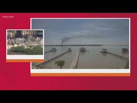 Viewer video: Time lapse of of KMCO chemical plant explosion in Crosby Video