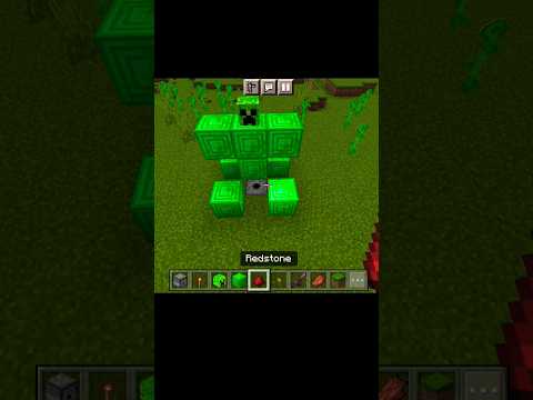 How to make mutant creeper? #shorts #minecraft