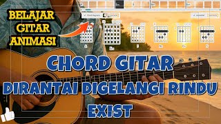 Download lagu DIRANTAI DIGELANGI RINDU - EXIST | Tutorial Kunci Gitar mudah & Lirik Lagu mp3